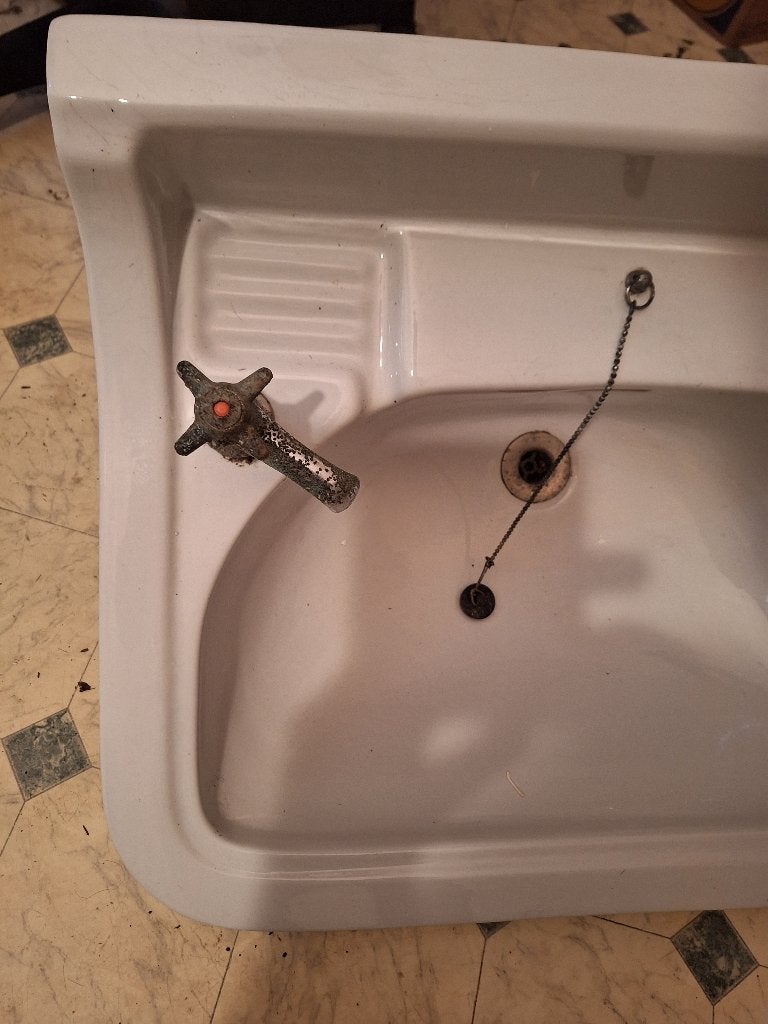 LAVABO  "VINTAGE", Bricolage & Construction, Enlèvement, Utilisé, Chrome, Lavabo