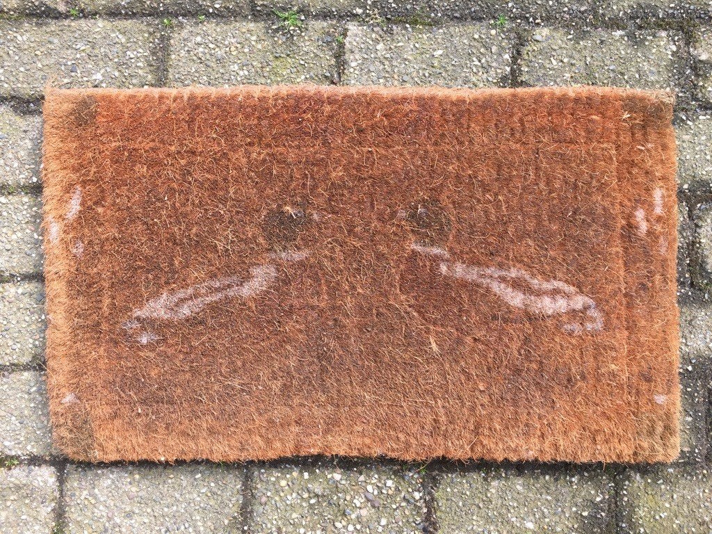 Cocosmat vloermat deurmat, Tuin en Terras, Verzenden, Zo goed als nieuw, Droogloopmat, Kokos