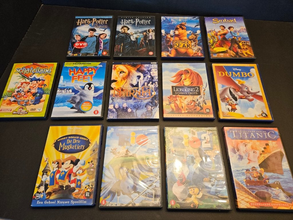 Tekenfilms Kinderfilms Harry Potter DVD Disney Rio Lion King, Animatie, Alle leeftijden, Ophalen of Verzenden, Duits