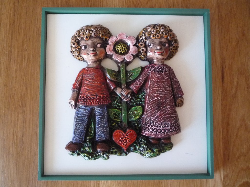 Wandlijst lookalike Happy Flower Children (E. V. Perignem), Enlèvement ou Envoi, Maison et Meubles
