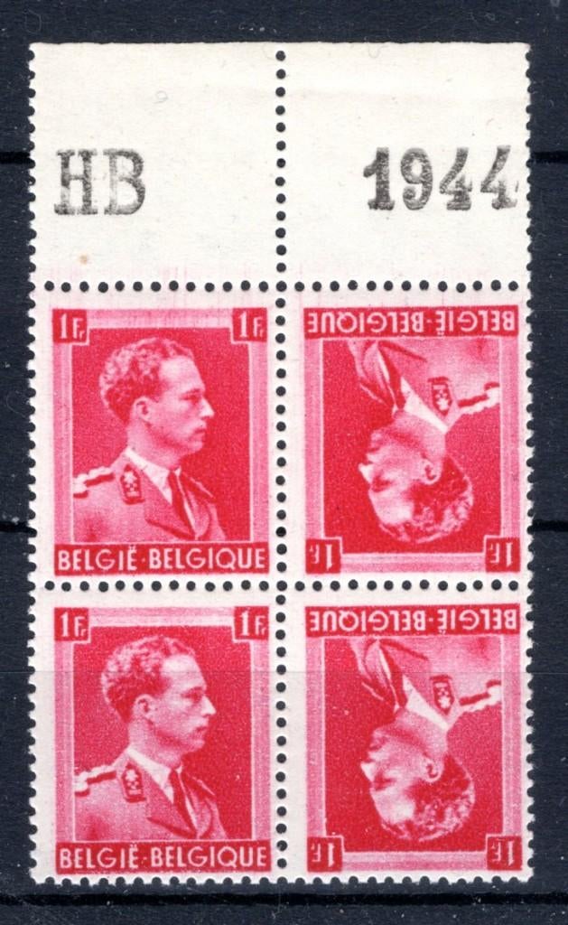 KP22 MNH 1936 - Leopold III (2 stuks), Postzegels en Munten, Postzegels | Europa | België, Ophalen of Verzenden, Postfris, Postfris