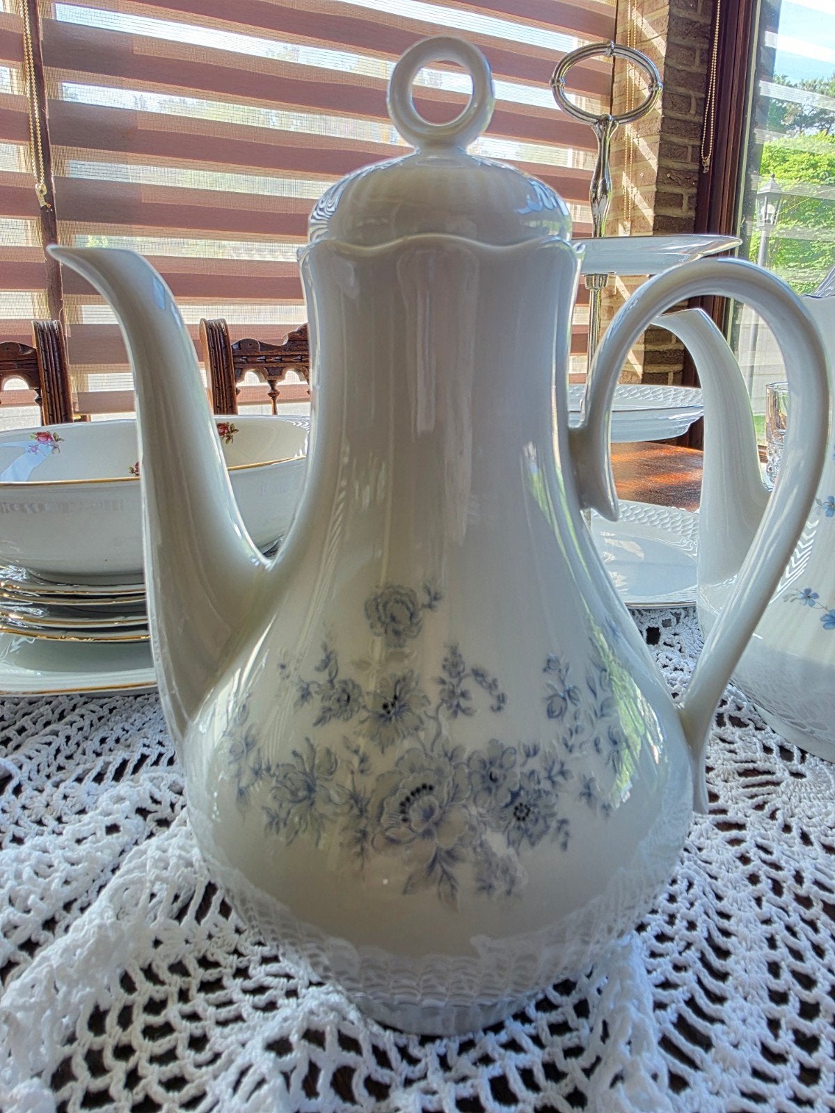 JL menau koffie/theepot, Ophalen