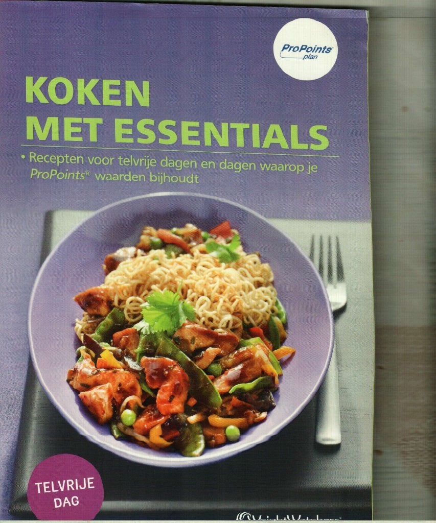 Koken met essentials propointsplan Weightwatchers 128 blz, Ophalen of Verzenden, Zo goed als nieuw, Hoofdgerechten, Vegetarisch