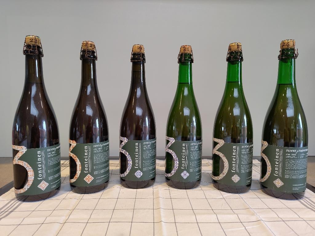 6x 3 Fonteinen Zenne y Frontera ‘21-’22 / ‘22-’23 / ‘23-’24, Verzamelen, Verzenden, Nieuw, Flesje(s), Overige merken
