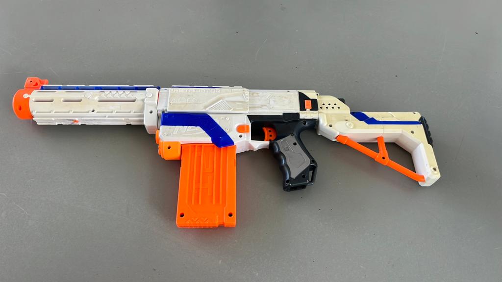 Nerf retaliator elite, Enlèvement, Comme neuf