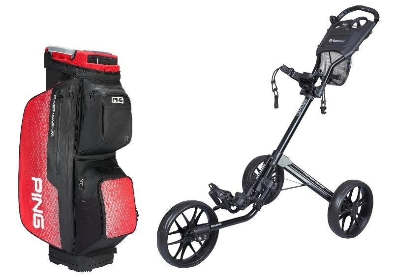 Fastfold Stinger + Ping Pioneer Monsoon Cartbag(waterdicht), Ophalen of Verzenden, Nieuw, Tas, Ping