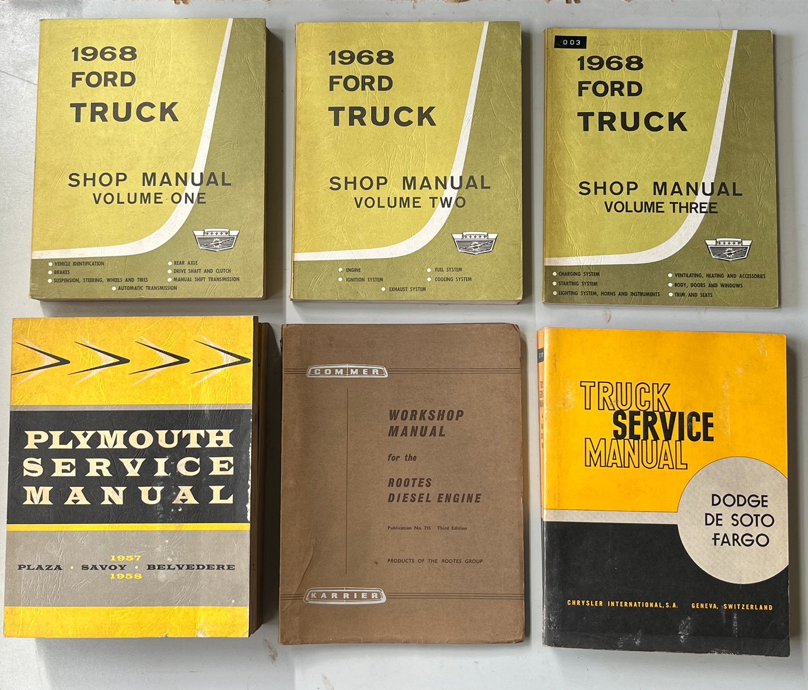 Werkplaats handboeken jaren ‘50, Ophalen of Verzenden