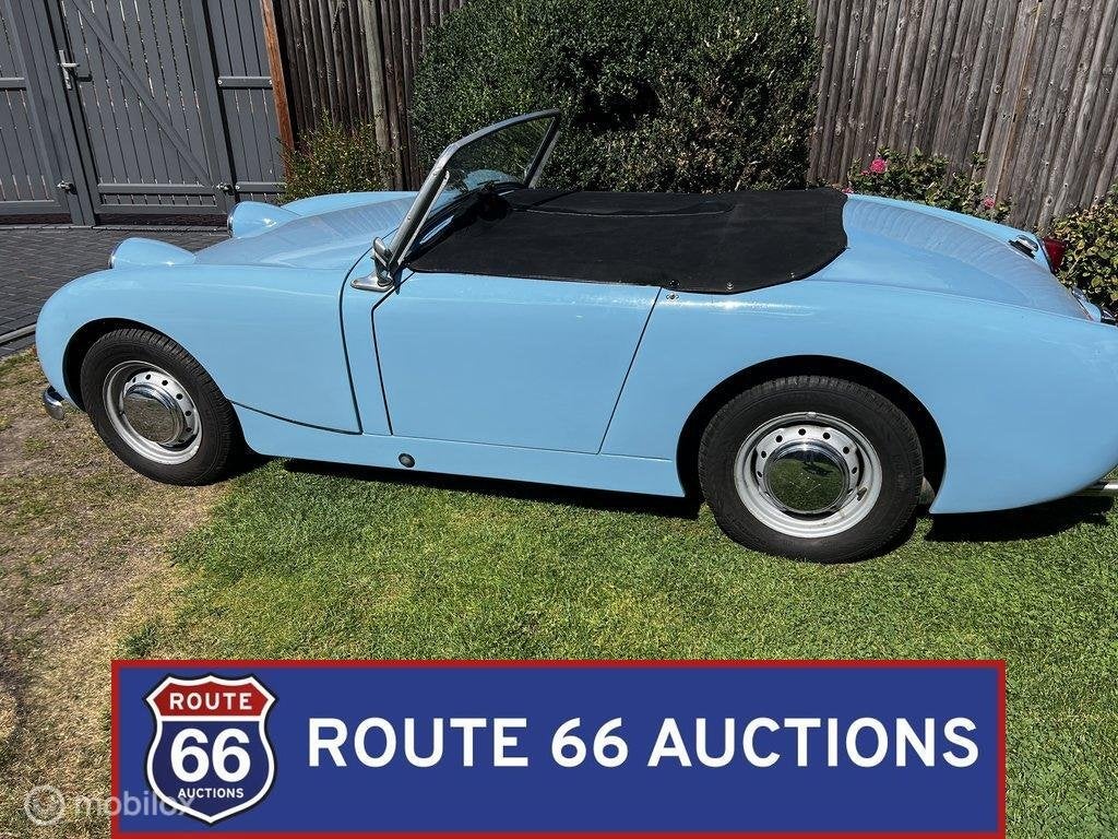 Austin-Healey Sprite Mk I | 1960 | Route 66 Auctions, Auto's, Austin, Zwart, Bedrijf, Handgeschakeld