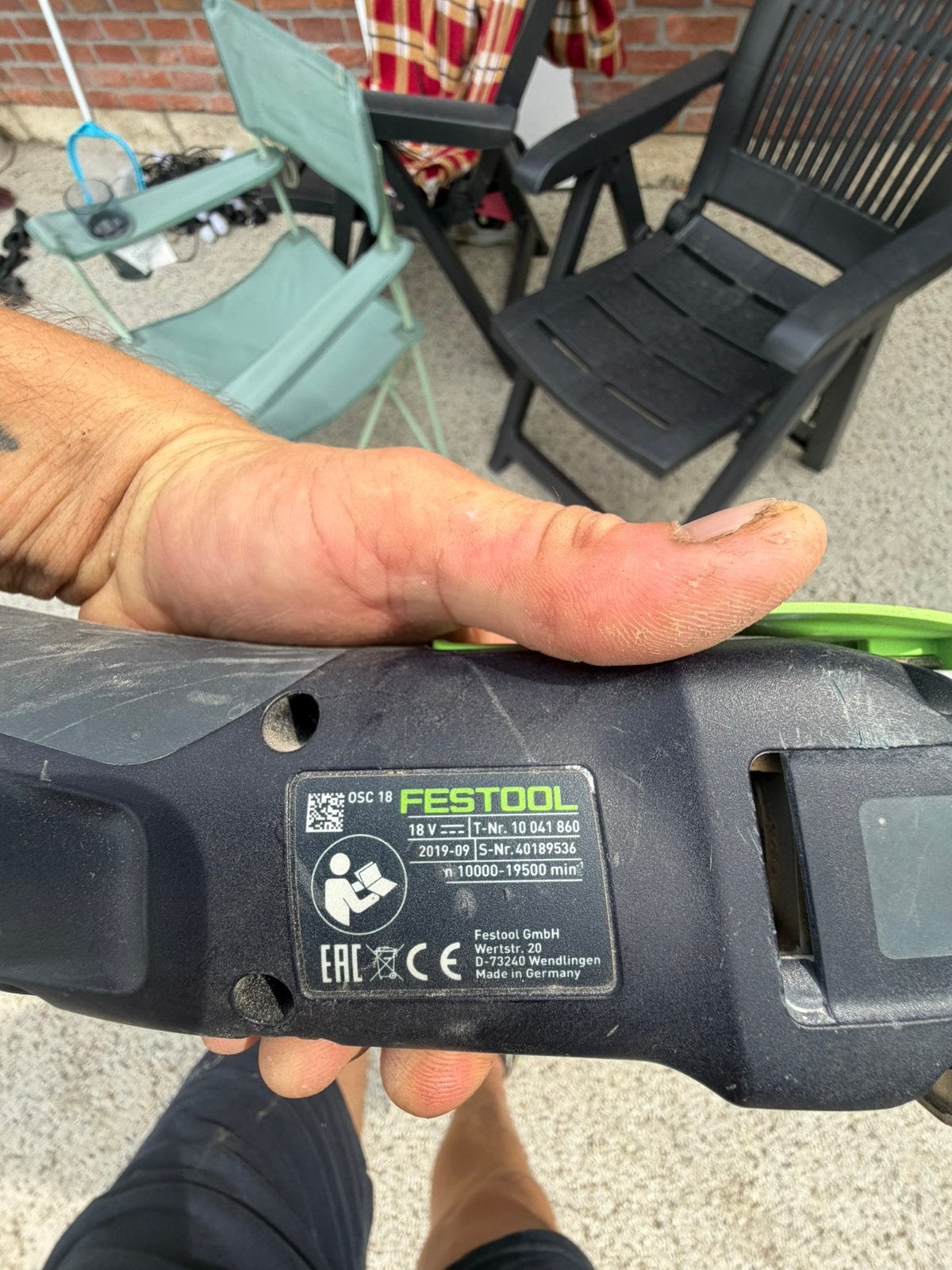 Multitool Festool, Doe-het-zelf en Bouw, Gereedschap | Boormachines, Ophalen, Zo goed als nieuw