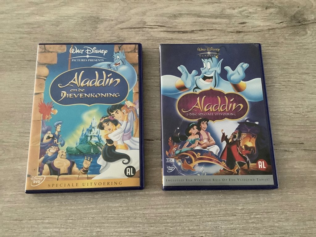 Walt Disney Alladin verschillende DVD'S (2004-2005), CD & DVD, DVD | Films d'animation & Dessins animés, Comme neuf, Européen