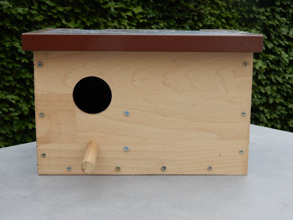 Nieuwe vogelnestkasten / broedblokken, Ophalen