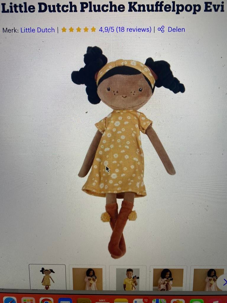 Little dutch knuffelpop Evi, Ophalen of Verzenden, Zo goed als nieuw