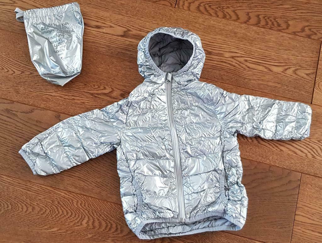 Zilveren lichtgewicht gewatteerde jas JBC 98, Enlèvement ou Envoi, JBC, Utilisé, Fille