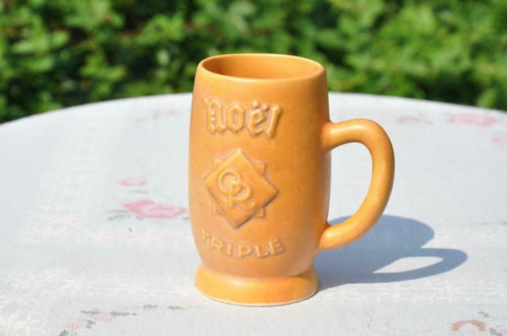 § chope triple noel en faience coceram, Enlèvement ou Envoi, Comme neuf, Chope(s), Autres marques