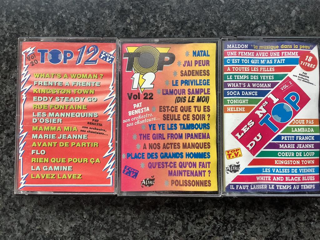 Top T.V /Top 12 (samen 5€), Enlèvement ou Envoi, Originale, Comme neuf, Pop