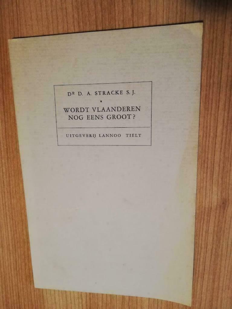 Wordt Vlaanderen nog eens groot?  (1955), Gelezen, Dr. D.A. Stracke, Maatschappij en Samenleving, Ophalen of Verzenden