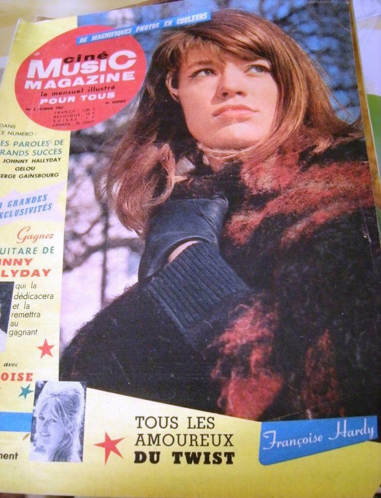 Ciné Music Magazine - Février 1963 - Françoise Hardy, Collections, Enlèvement, 1960 à 1980, Journal ou Magazine