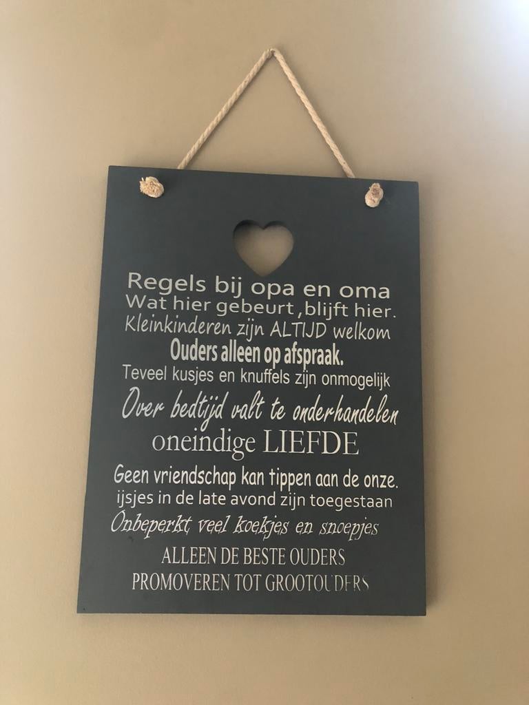 Tekstplaat, Ophalen, Zo goed als nieuw