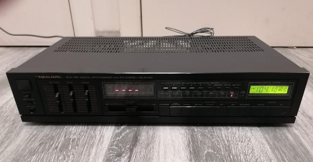 Realistic STA-130 AM/FM Stereo Receiver, Audio, Tv en Foto, Stereoketens, Ophalen, Zo goed als nieuw, Tuner of Radio, Overige merken