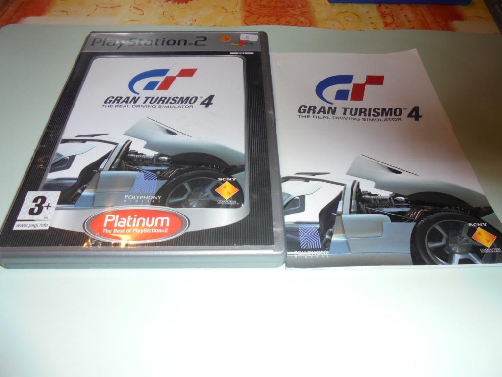 Playstation 2 Gran Turismo 4 (orig-compleet), Enlèvement ou Envoi, 2 joueurs, Course et Pilotage, Utilisé