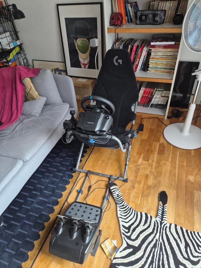 Volant Logitech G29 + pédalier + shifter + siège, Enlèvement, Utilisé