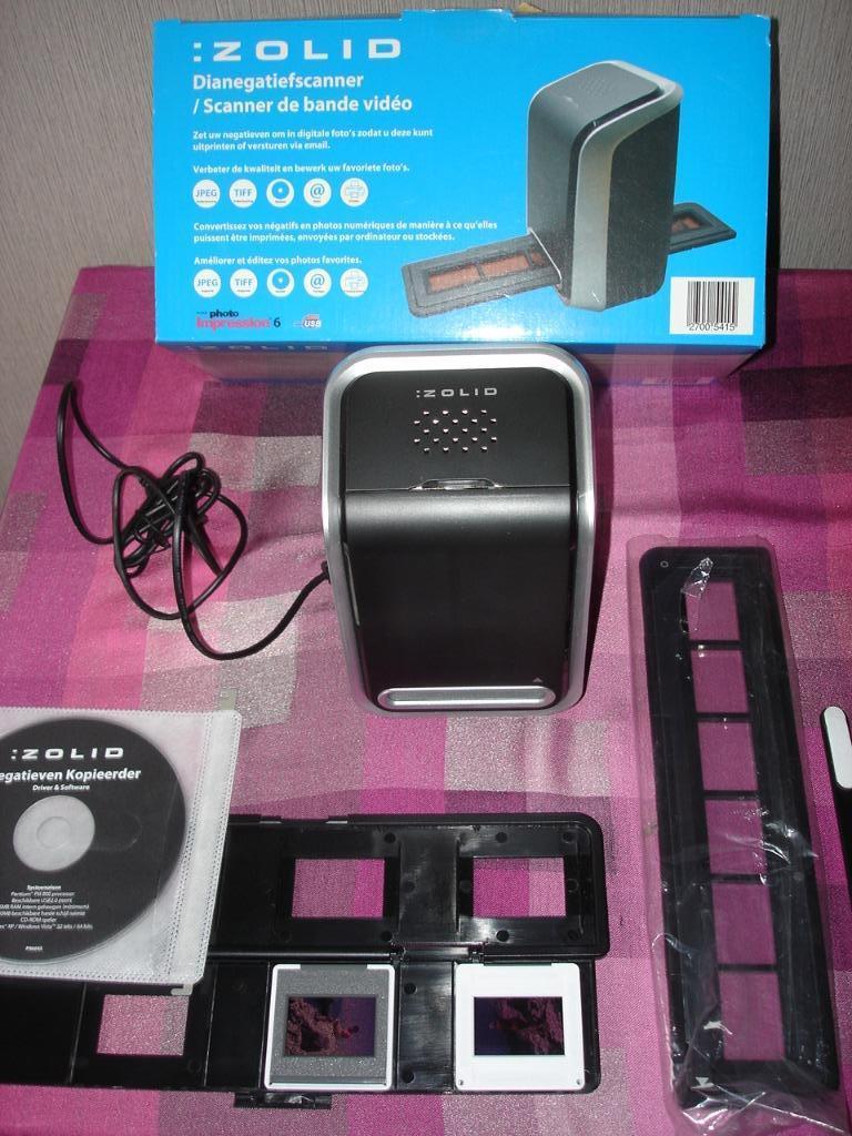 Fotografie Zolid dia negatief scanner, Ophalen of Verzenden, Gebruikt