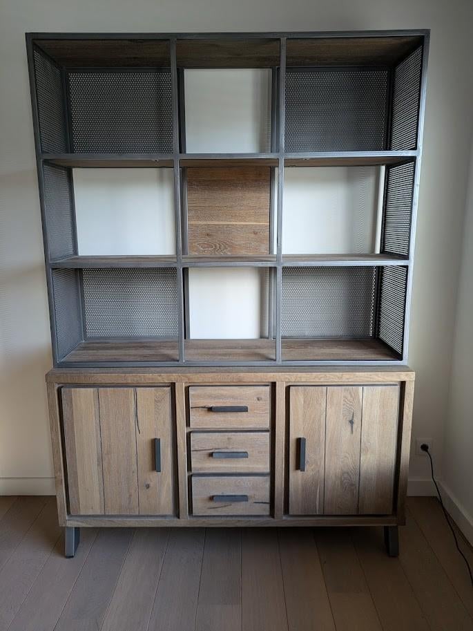 Buffetkast, Huis en Inrichting, Kasten | Buffetkasten, Zo goed als nieuw, 150 tot 200 cm, 100 tot 150 cm, 25 tot 50 cm, Met lade(s)