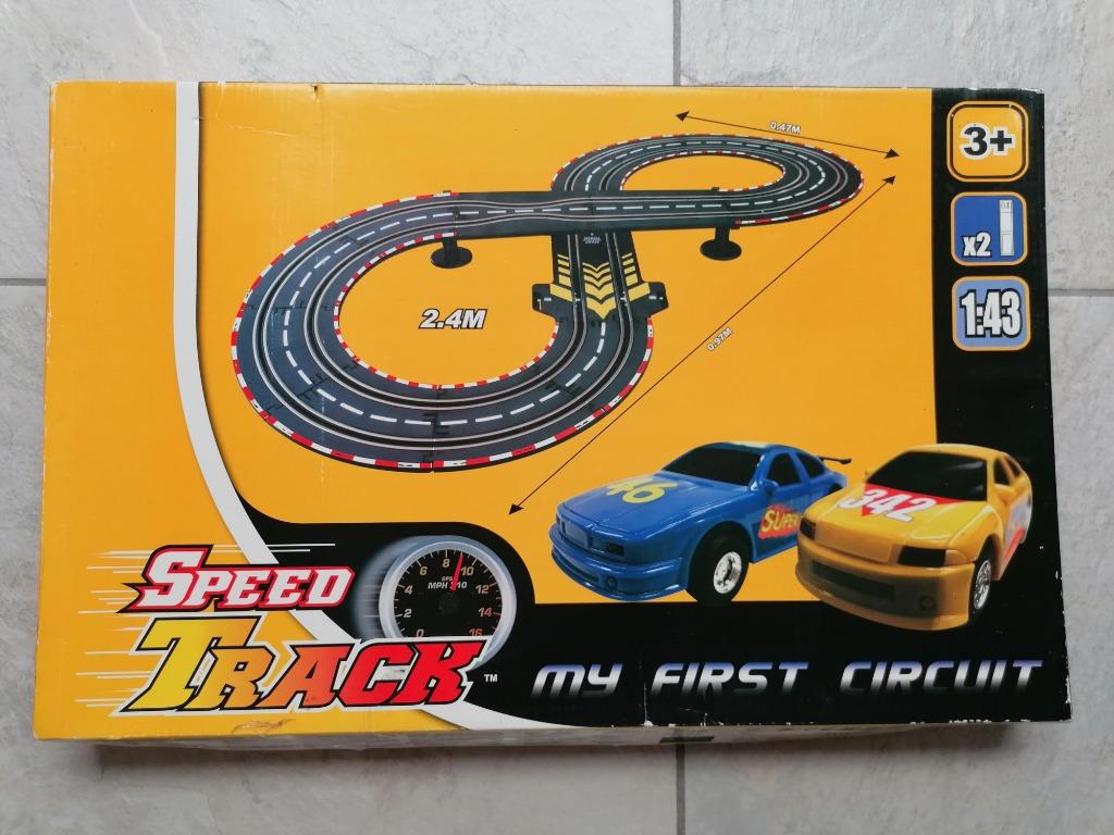 Speed Track -Mijn eerste racecircuit -      VINTAGE, Enlèvement ou Envoi, Comme neuf, Circuit, À monter soi-même