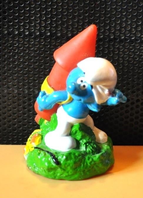 figurine schtroumpfs peyo 1999, Collections, Schtroumpfs, Enlèvement ou Envoi, Utilisé, Schtroumpf Bricoleur, Poupée, Figurine ou Peluche