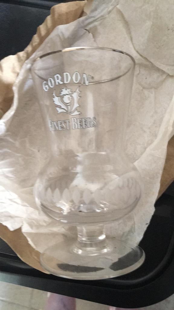 5 bierglazen Gordon Finest Beers, Ophalen of Verzenden, Nieuw, Glas of Glazen, Overige merken