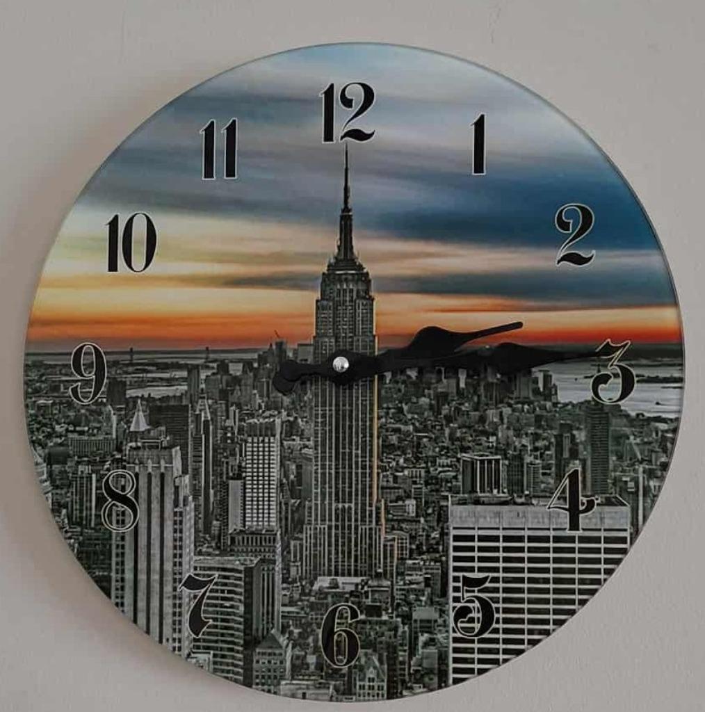 Prachtig wandhorloge, Verzenden, Gebruikt