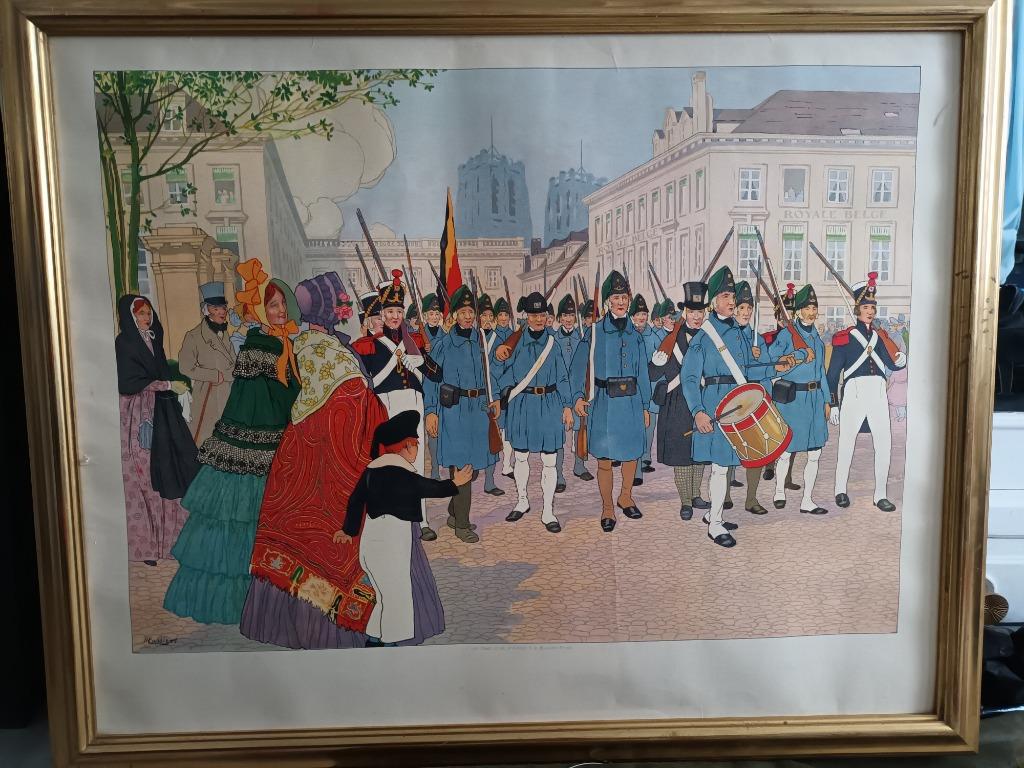 Lithografie van Henri Cassiers -, Antiek en Kunst, Ophalen