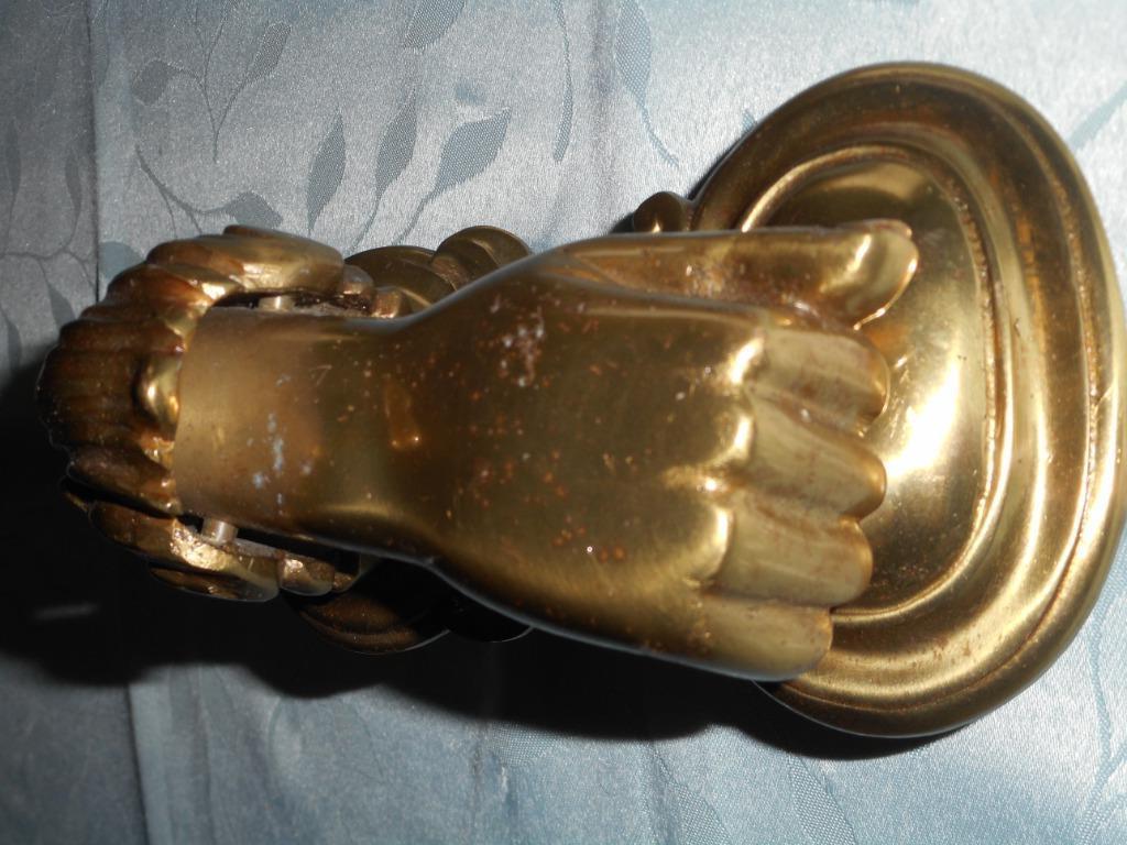 oude deurklopper BRONS  lees tekst!, Antiek en Kunst, Antiek | Brons en Koper, Ophalen of Verzenden, Brons