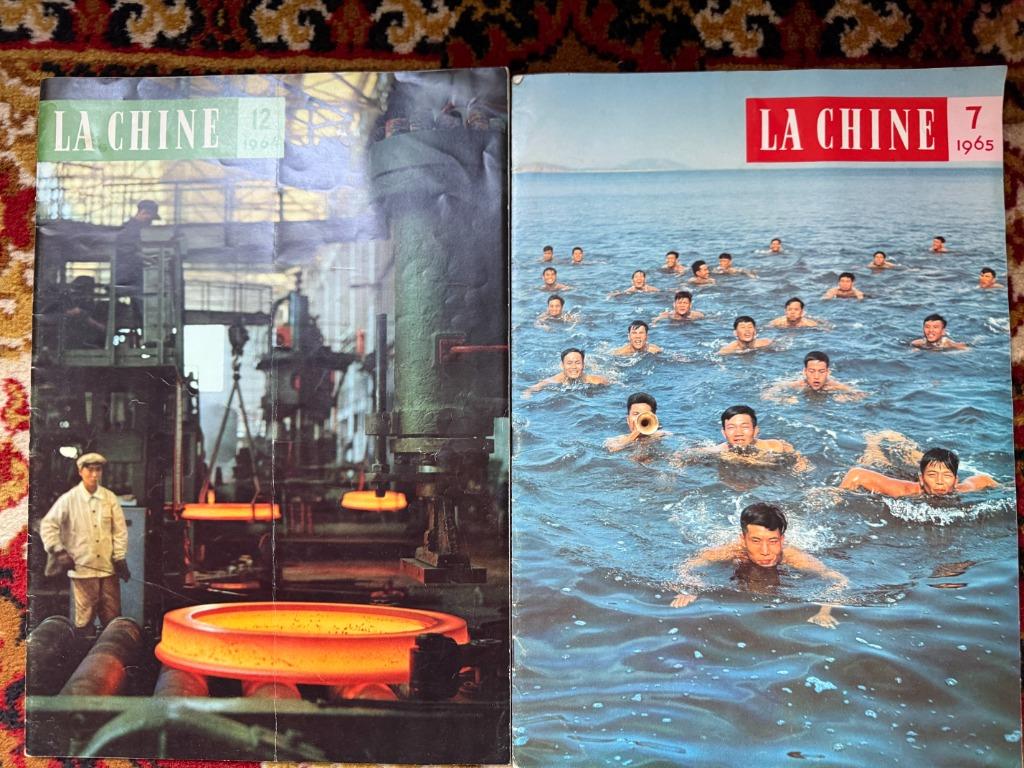 LA CHINE, décembre 1964 et juillet 1965, 2 revues, Envoi