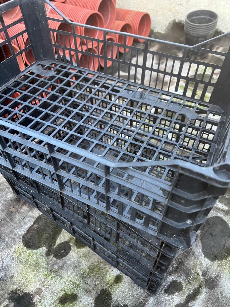 Plastieken kratten stapelkisten bakken, Enlèvement, Utilisé, Autres types