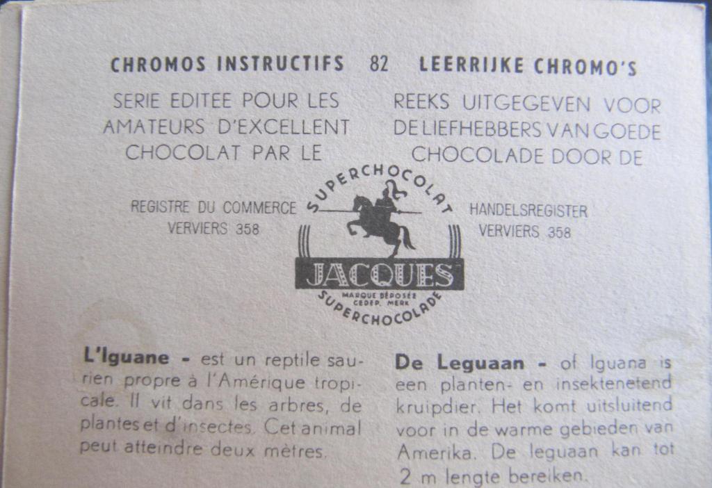 703 chromos chocolats Jacques "instructifs", Ophalen, Gelezen, Inconnu, Plaatjesalbum