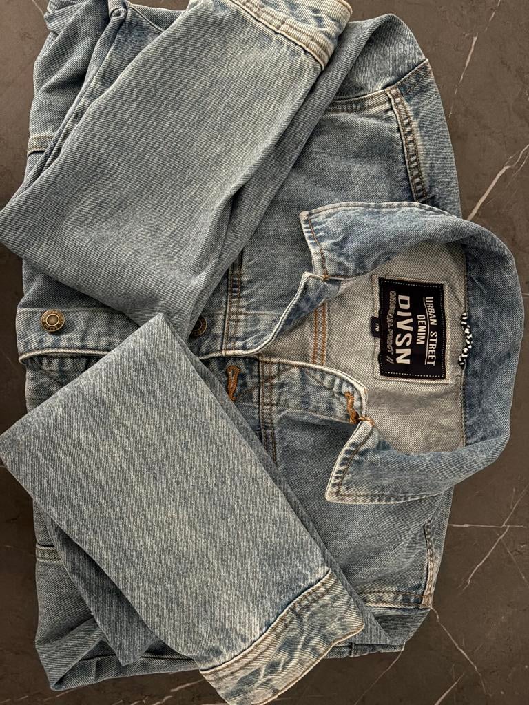 Jeans jas te koop, Ophalen, Zo goed als nieuw