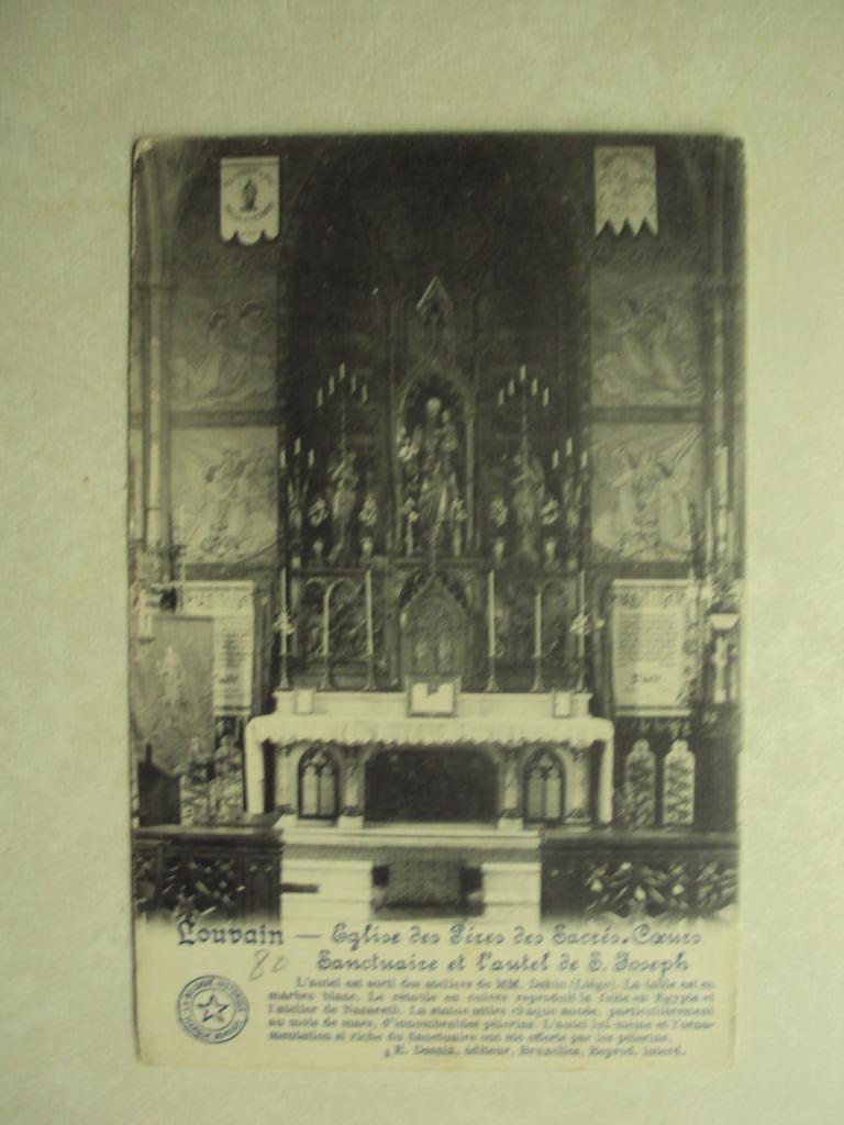 60026 - LOUVAIN - EGLISE DES PERES DES SACREZ-COEURS, Envoi