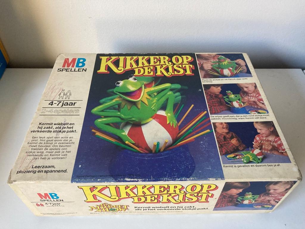 Kikker Op De Kist vintage gezelschapsspel, Ophalen of Verzenden