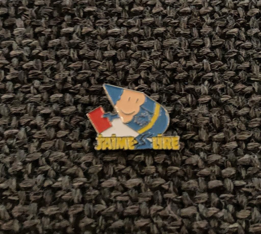 PIN - J'AIME LIRE, Envoi, Utilisé, Autres sujets/thèmes, Insigne ou Pin's