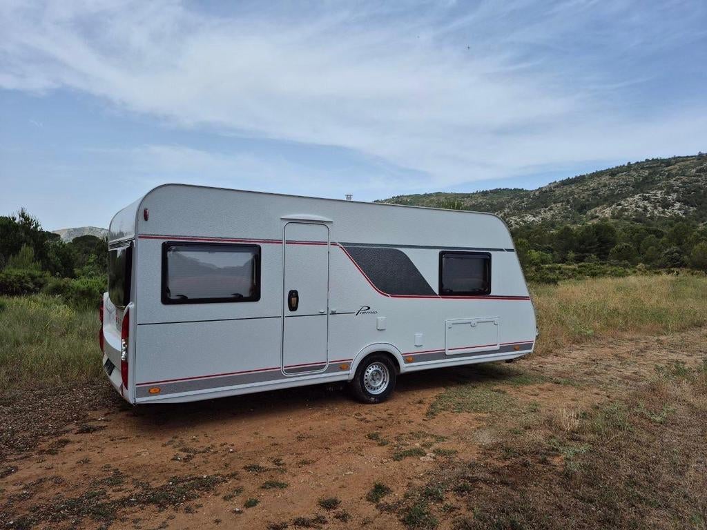 Caravan Bürstner premio, Grand lit, Mover, Particulier, Bürstner
