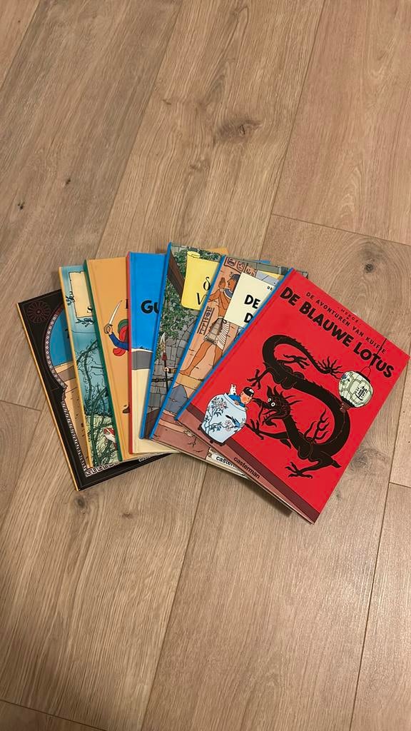 Hergé kuifje complete reeks van 7 mini-albums HC, Boeken, Ophalen of Verzenden, Nieuw