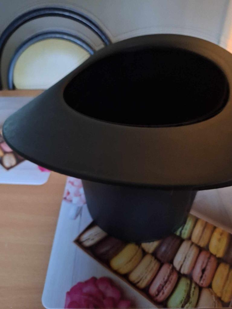 champagnehoed, Minder dan 50 cm, Gebruikt, Zwart, Ophalen of Verzenden