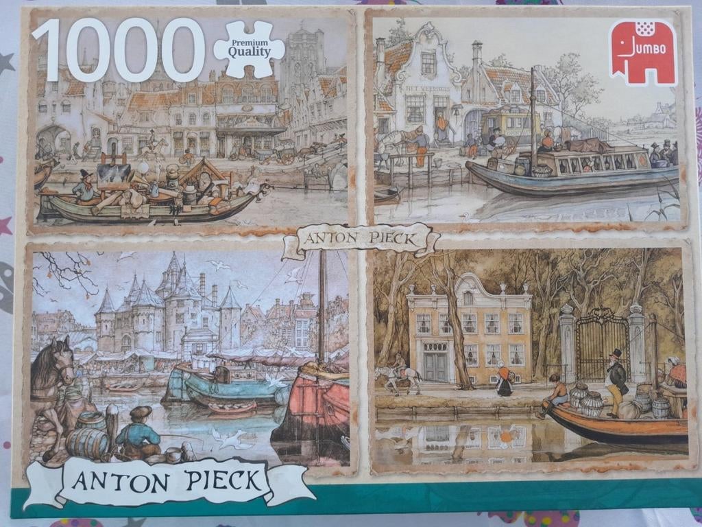 Puzzel Anton Pieck 1000, Ophalen of Verzenden, 500 t/m 1500 stukjes, Zo goed als nieuw, Legpuzzel