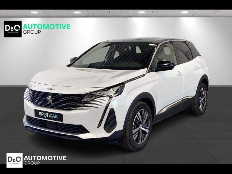 Peugeot 3008 allure camera LEDER gps, Auto's, 1199 cc, https://public.car-pass.be/vhr/7dd9ccce-6172-4646-9da7-90e36fa56ba8, Wit