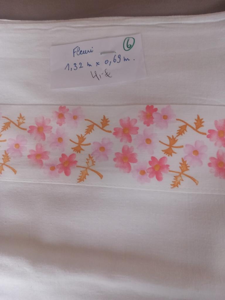 Taie pour traversin  1,32 X 0,69 cm, Enlèvement ou Envoi