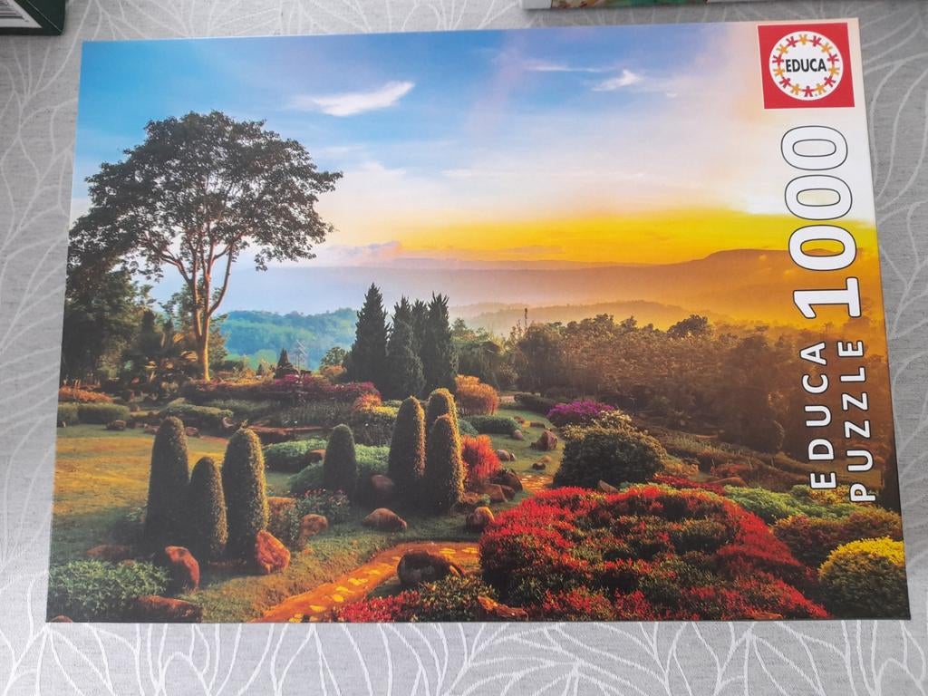 Puzzel 1000 stuks beautiful garden educa, Ophalen