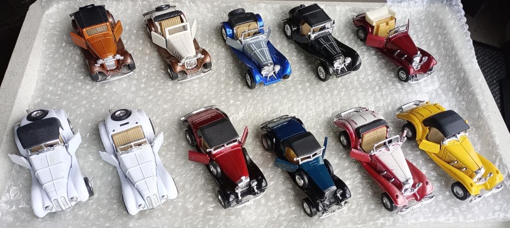 vintage cars convertibles 1/43, 11 stuks voor 70€, Enlèvement ou Envoi, Neuf, Voiture, Autres marques