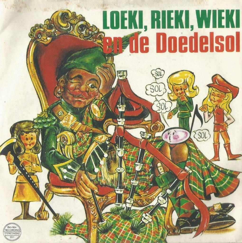 Loeki, Rieki, Wieki – De Doedelsol – Single – 33 rpm, Enlèvement ou Envoi, Utilisé, En néerlandais