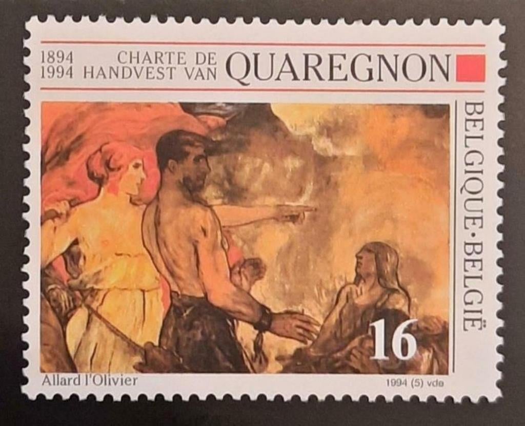 Belgique : COB 2549 ** Quaregnon 1994., Sans timbre, Neuf, Enlèvement ou Envoi, Non oblitéré
